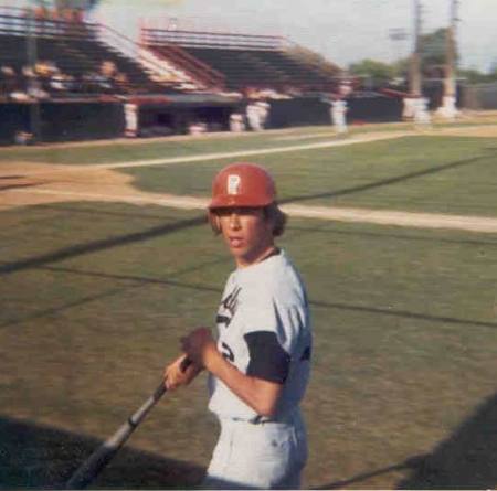 Playing baseball at Reedley College