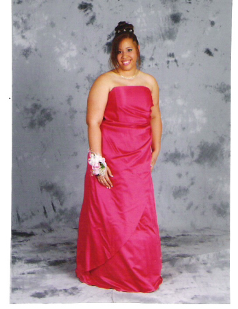 My little sister Brittany at the military ball