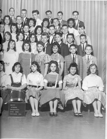 Graduating Class of 1960 (right side of photo)