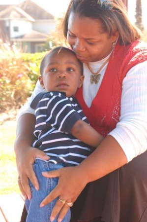 Wife and Jae'den (grandson)