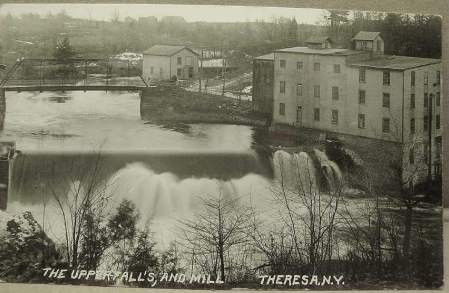 The Upper Falls in Theresa Late 1800's