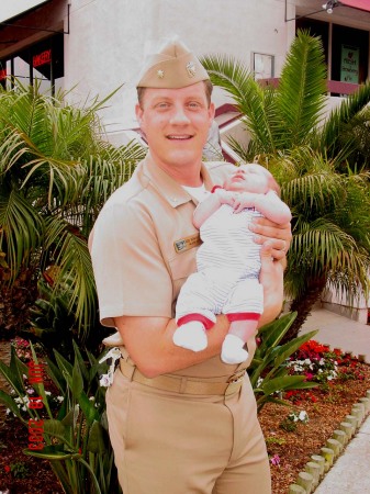 Daddy and Parker - 6/11/03