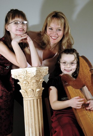 with daughters in 2006
