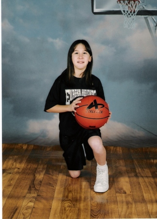 Sabrina's 2nd year Basketball Picture