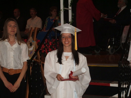 My daughter Angel at her graduation,June 2005