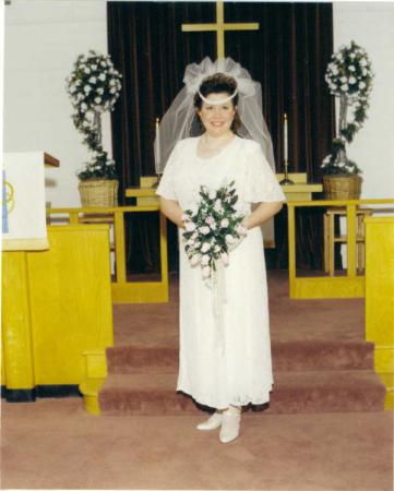 My wedding to Tom Felts 3/28/98