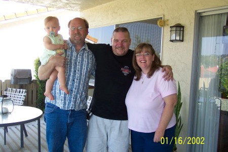 My Family visiting with Mike Innerbichler