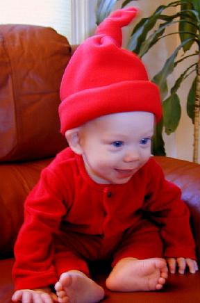 Jesse's first Christmas, 2001