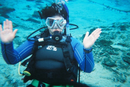 Me diving in Florida