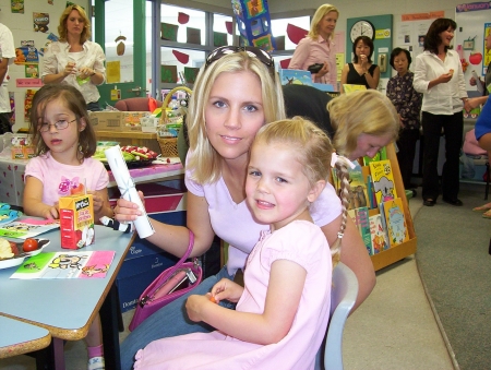 Oliveah and I in her JK class
