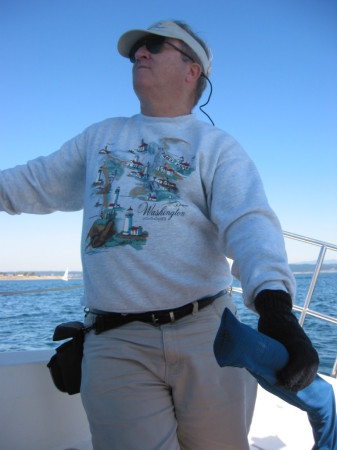 Sailing near Whidbey Island, 2006