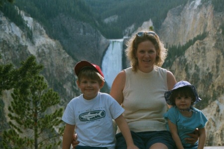 Adam, Kirsten and I at Yellowstone Park