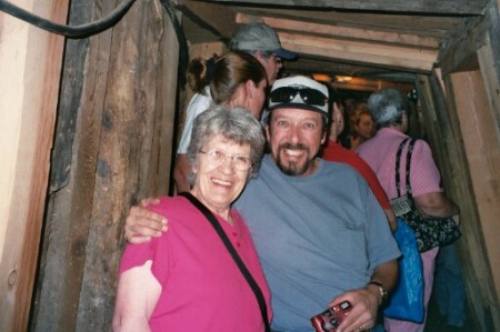 Me and Mom in the Mine