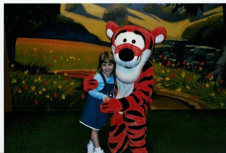 My Daughter Ashley with Tigger