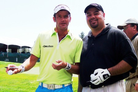 Playing the Pro-Am with Jesper Parnevik