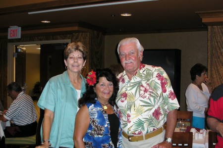 SAM AND JUDY AND ME AT 45th HIGH SCHOOL REUNION