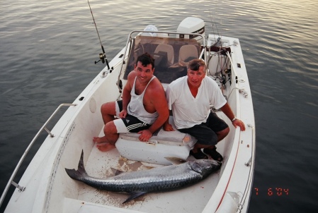 Dad & I w/ 165 lb Tarbon 2004