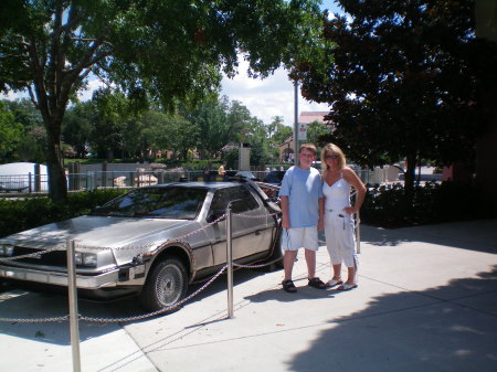 The famous Back to the Future Car