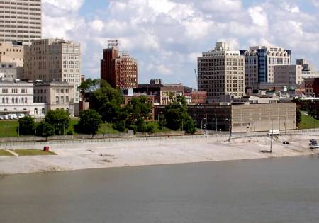 Memphis Skyline from Mud Island