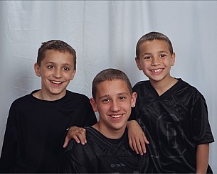 my sons (Carlos, Daniel, Frankie)