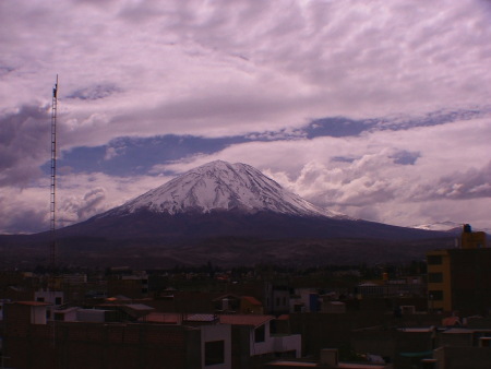 From the roof of my house.