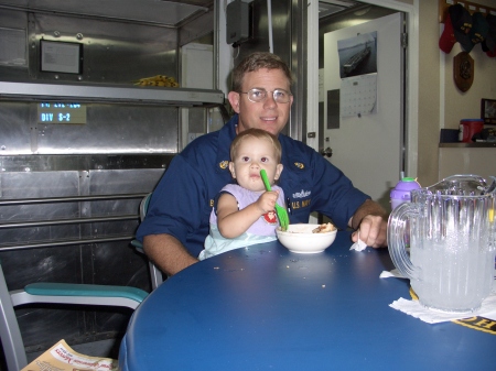 On Daddy's Ship for Dinner