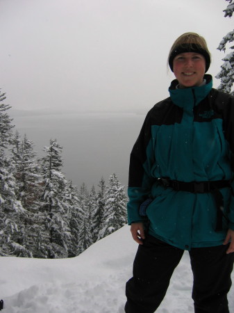 Snowshoeing at Odell Lake, Oregon 2005