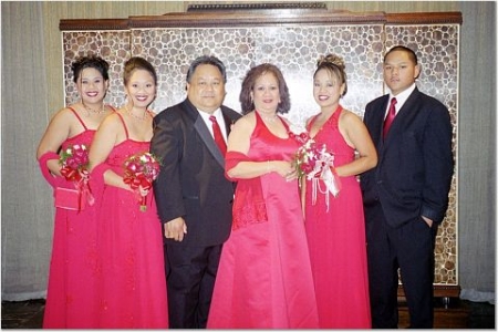 Abad Family at a wedding