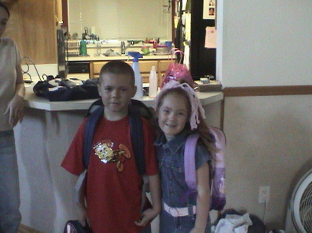 1st day of kindergarden and second grade