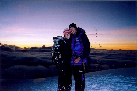 The top of Kilimanjaro 2005