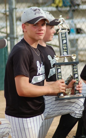 Tyler with some hardware