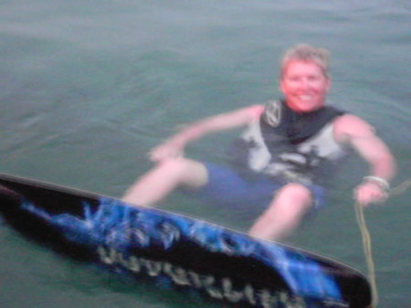 Wakeboarding at lake cumberland