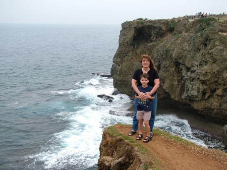 Joyce and Zach at Manza Cliffs