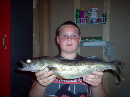 Collin and Walleye