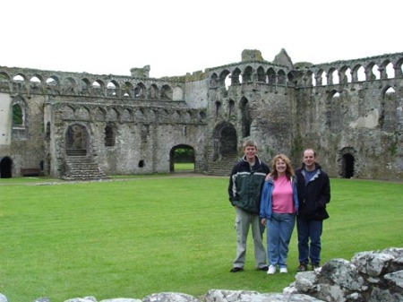 The family at St. David's in Wales