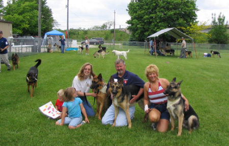 Boomer and I at a GSD Rescue Reunion
