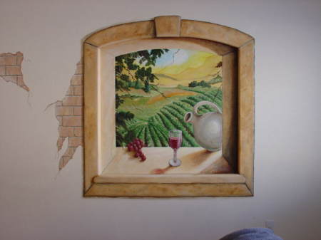 Tuscan View 5'x6' Mural