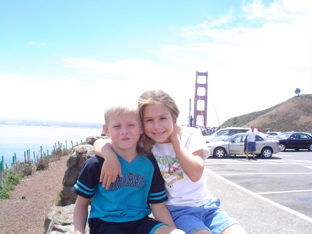 Ravyn & Ryan at the Golden Gate Bridge