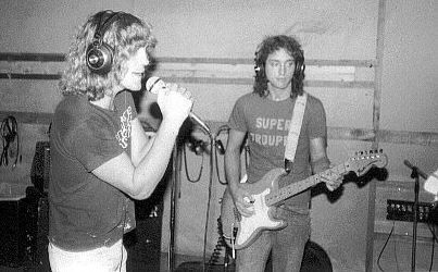 In the recording studio- 1981