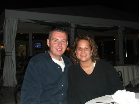 Brian and I on Sunset Key Island in FLA.