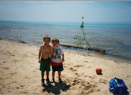 Jordan & Eric at Livingston Beach 1995