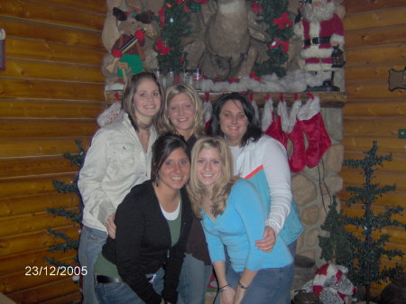 Elissa, Cara, Missy, me and Jana at Northwoods!