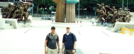 Ross & Jose at Korean War Memorial