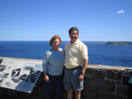 Me and my Hubby in Newfoundland 2005