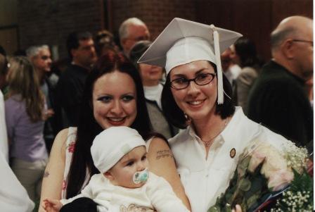 Tina's graduation from Nursing school.