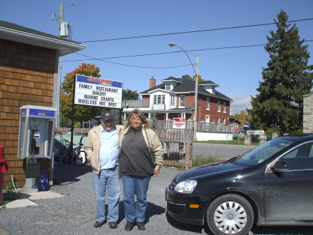 With my good friend Loretta near Sudbury, ON - Sept 2007