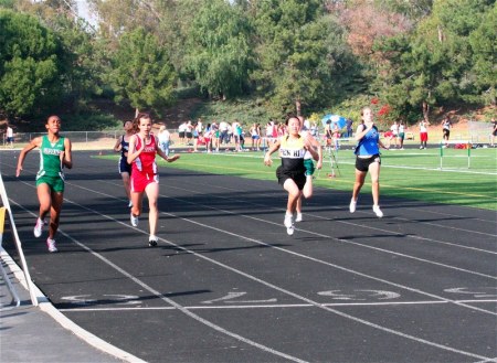 Daughter, Darin (event: 400) in high school track - 2007