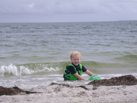 Matthew on the beach