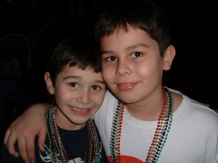 Zach & Nathan at Mardi Gras
