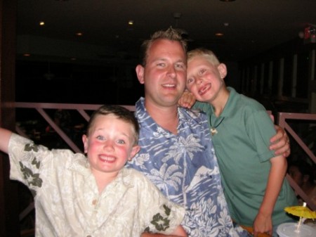 My boys and I in Hawaii